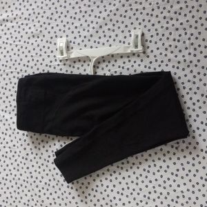 BLACK organic cotton leggings